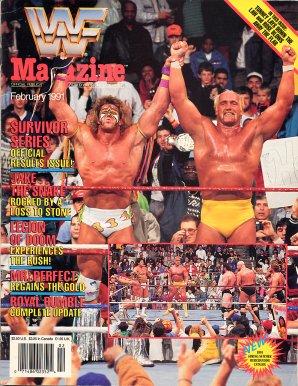 WWF Magazine February 1991 Magazine PWcatalog