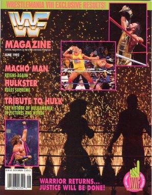 WWF Magazine June 1992 Magazine PWcatalog