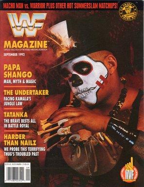 WWF Magazine September 1992 Magazine PWcatalog
