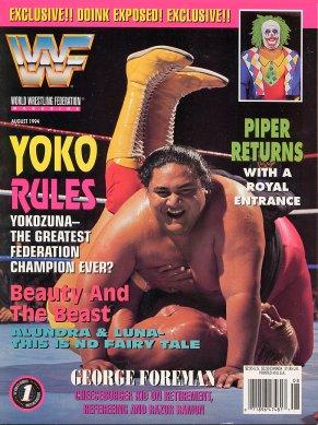 WWF Magazine August 1994 Magazine PWcatalog