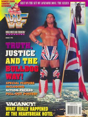 WWF Magazine March 1995 from The United Kingdom Magazine PWcatalog