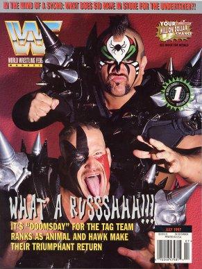 WWF Magazine July 1997 Magazine PWcatalog