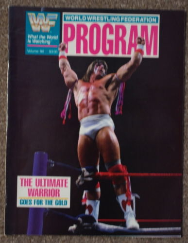 WWF Wrestling Program Volume 161 Magazine PWcatalog