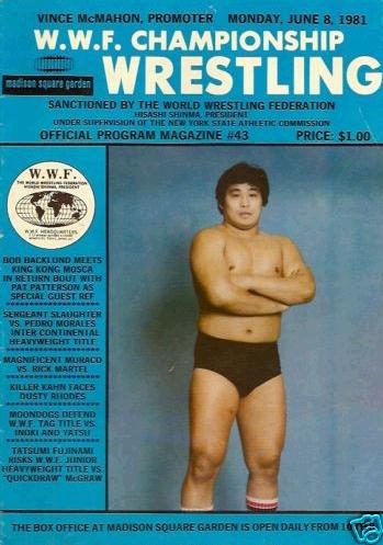 WWF Program MSGJune 1981 Magazine PWcatalog