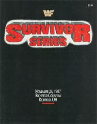 WWF Program Survivor Series 1987 Magazine PWcatalog