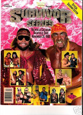 WWF Program Survivor Series 1988 Magazine PWcatalog