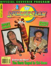WWF Program SummerSlam 1994 Magazine PWcatalog