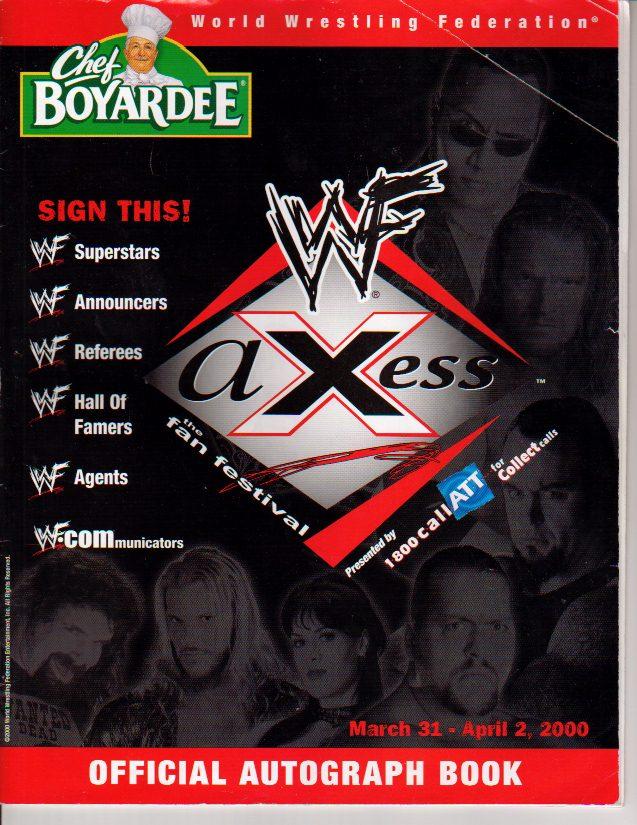 WWF Program Axess 2000 Magazine PWcatalog
