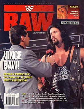 WWF Raw July 1996 Magazine PWcatalog