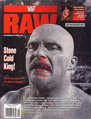 WWF Raw September 1996 Magazine PWcatalog