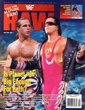WWF Raw January 1997 Magazine PWcatalog