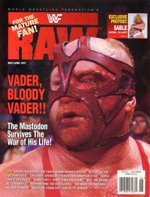 WWF Raw May 1997 Magazine PWcatalog