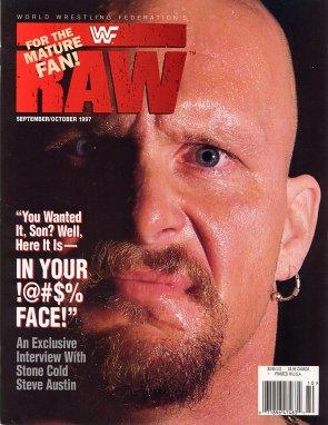 WWF Raw September 1997 Magazine PWcatalog
