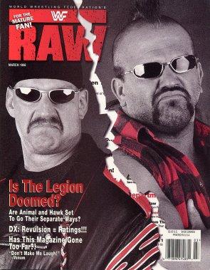 WWF Raw March 1998 Magazine PWcatalog