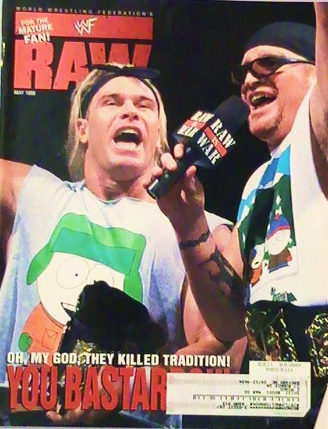 WWF Raw May 1998 Magazine PWcatalog