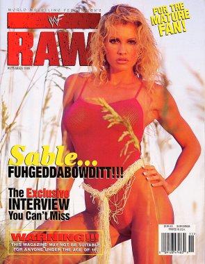 WWF Raw November 1998 Magazine PWcatalog