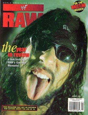 WWF Raw January 1999 Magazine PWcatalog
