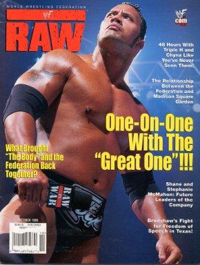 WWF Raw October 1999 Magazine PWcatalog