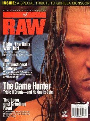 WWF Raw December 1999 Magazine PWcatalog