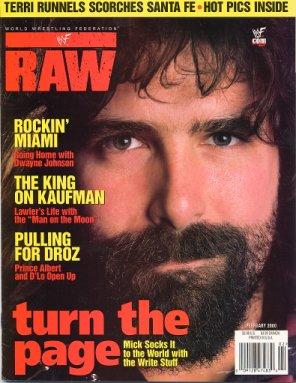 WWF Raw February 2000 Magazine PWcatalog