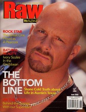WWF Raw June 2000 Magazine PWcatalog