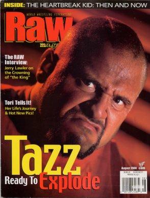 WWF Raw August 2000 Magazine PWcatalog
