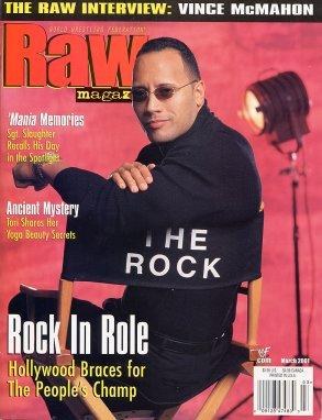 WWF Raw March 2001 Magazine PWcatalog