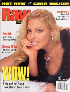 WWF Raw April 2001 Magazine PWcatalog