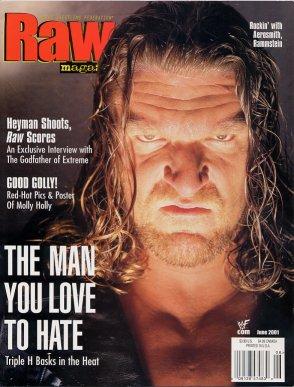 WWF Raw June 2001 Magazine PWcatalog