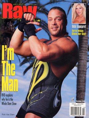 WWF Raw October 2001 Magazine PWcatalog
