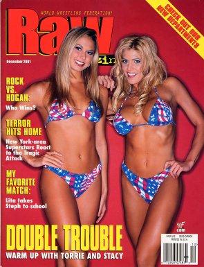WWF Raw December 2001 Magazine PWcatalog