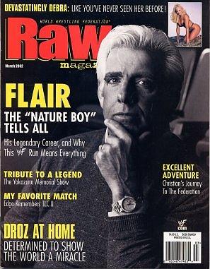 WWF Raw March 2002 Magazine PWcatalog