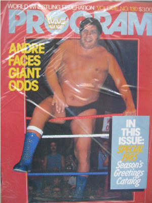 WWF Wrestling Program Volume 130 Magazine PWcatalog