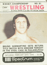 WWWF Wrestling Program Volume 81 Magazine PWcatalog