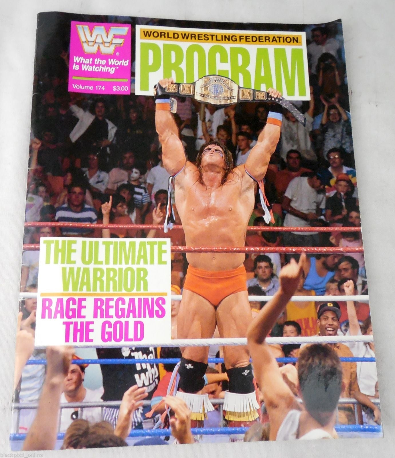 WWF Wrestling Program Volume 174 Magazine PWcatalog