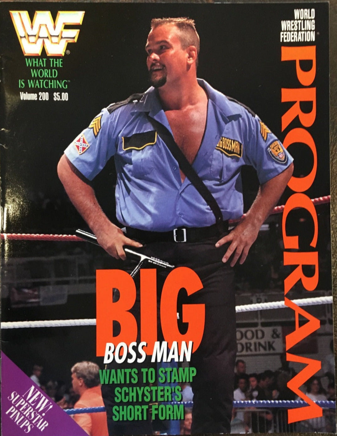 WWF Wrestling Program Volume 200 Magazine PWcatalog