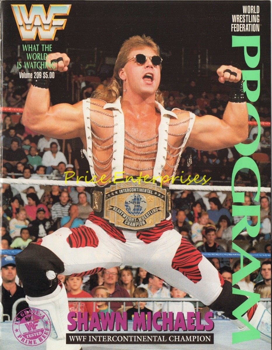 WWF Wrestling Program Volume 209 Magazine PWcatalog
