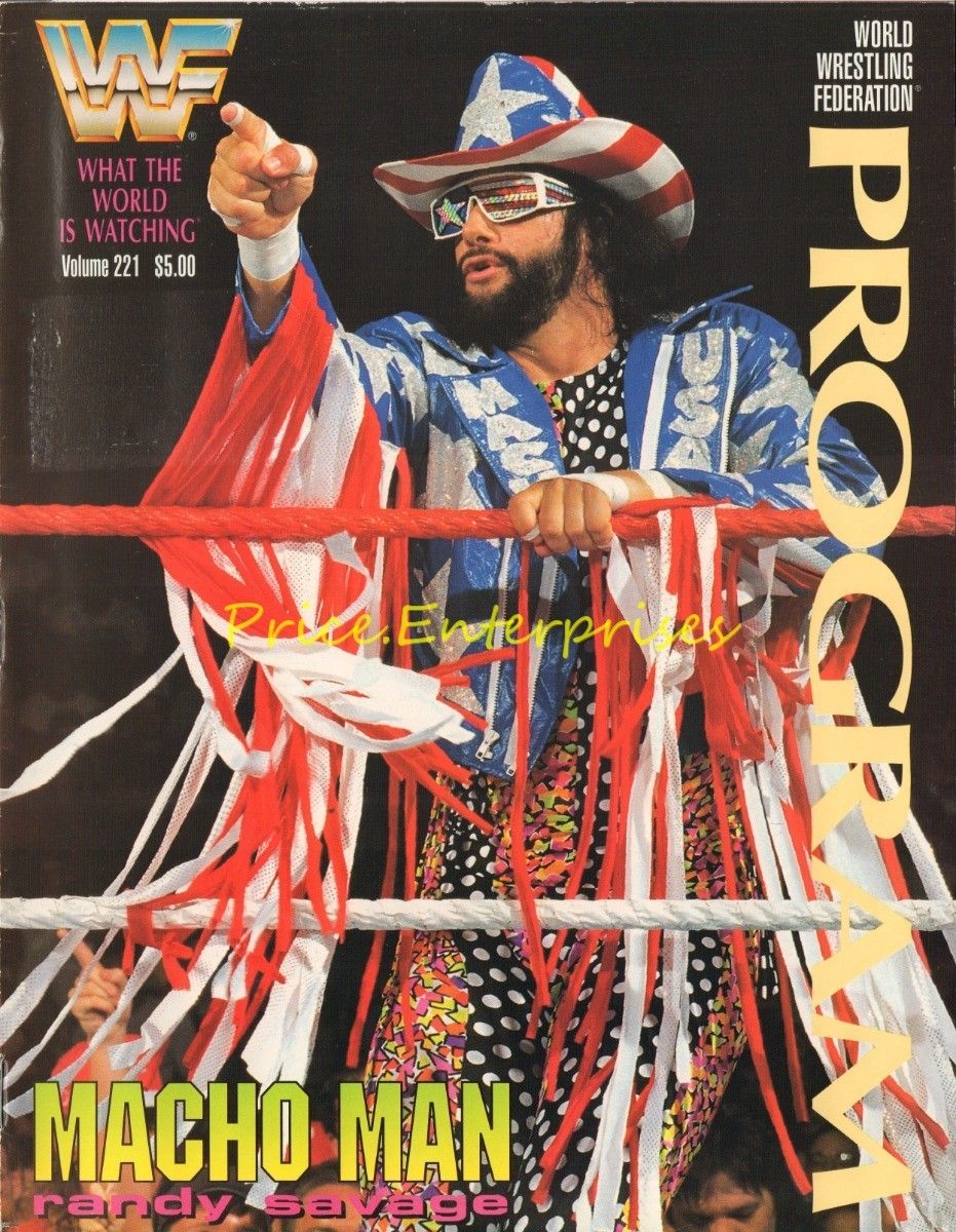 WWF Wrestling Program Volume 221 Magazine PWcatalog