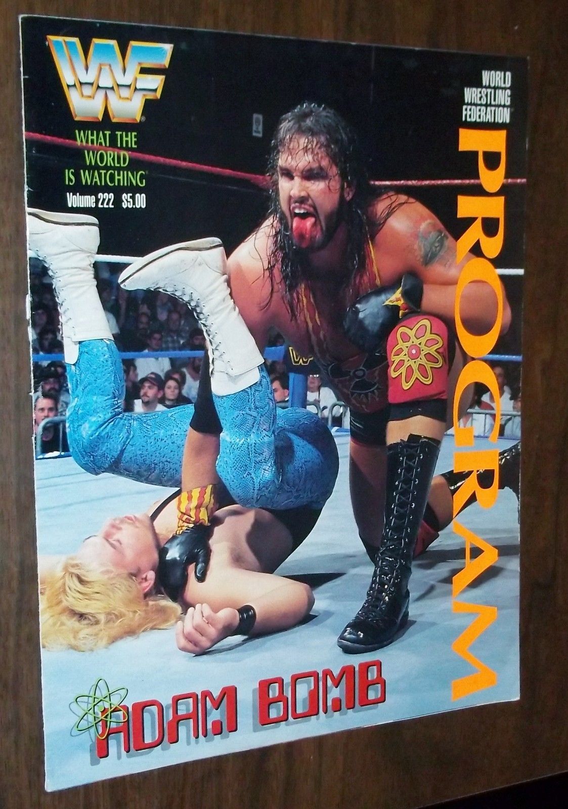 WWF Wrestling Program Volume 222 Magazine PWcatalog