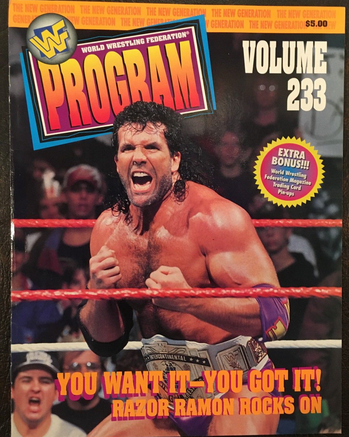 WWF Wrestling Program Volume 233 Magazine PWcatalog