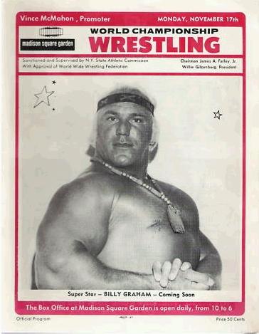 WWWF Program MSG November 1975 Magazine PWcatalog