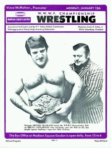 WWWF Program MSG January 1976 Magazine PWcatalog