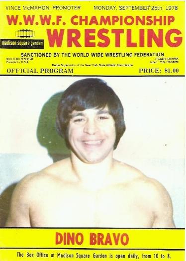 WWWF Program MSG September 1978 Magazine PWcatalog
