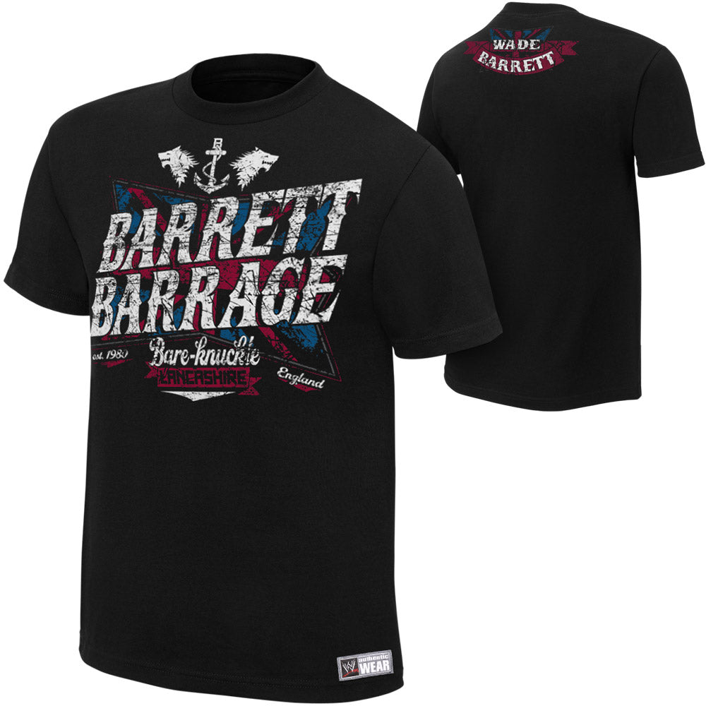 Wade Barrett Barrett Barrage T-shirt Pwcatalog