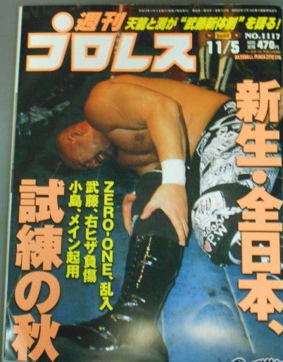 Weekly Pro Wrestling Volume 1117 Magazine PWcatalog