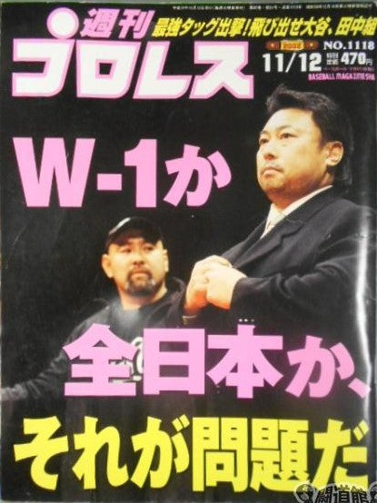 Weekly Pro Wrestling Volume 1118 Magazine PWcatalog