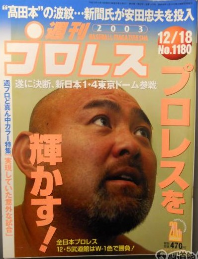 Weekly Pro Wrestling Volume 1180 Magazine PWcatalog