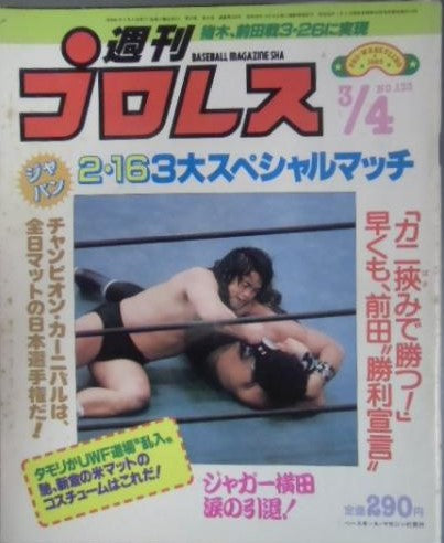 Weekly Pro Wrestling Volume 133 Magazine PWcatalog