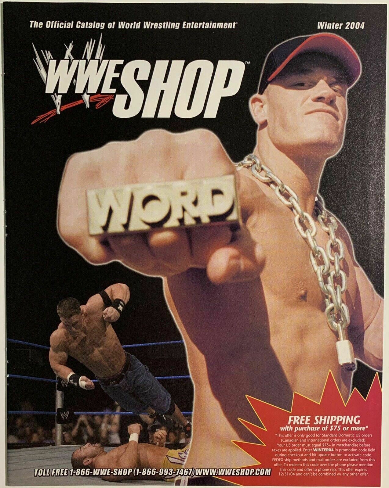 WWE Catalog Winter 2004 Magazine PWcatalog