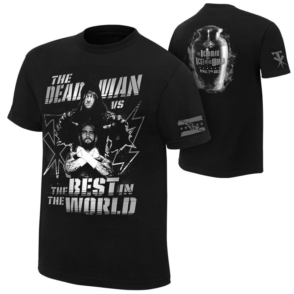 WrestleMania 29 CM Punk vs. Undertaker T-Shirt Pwcatalog